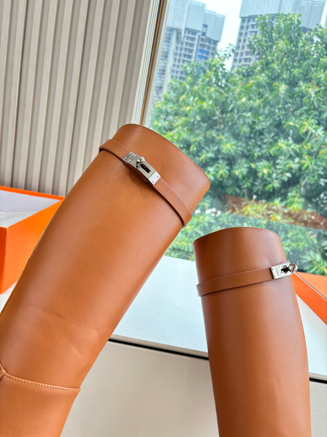 Hermès Classic Knee-High Boots – 2025FW