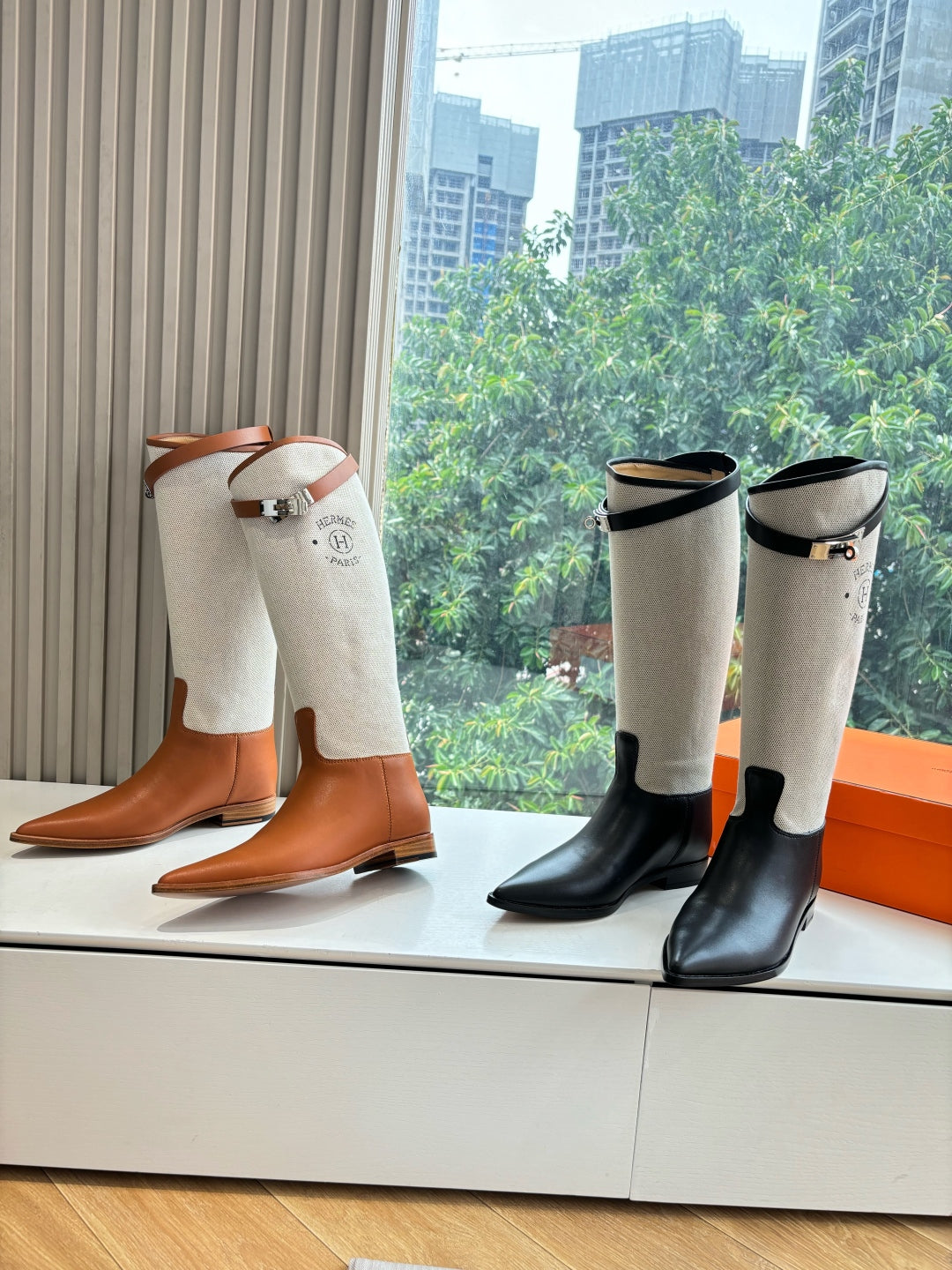 Hermès Classic Knee-High Boots – 2025FW