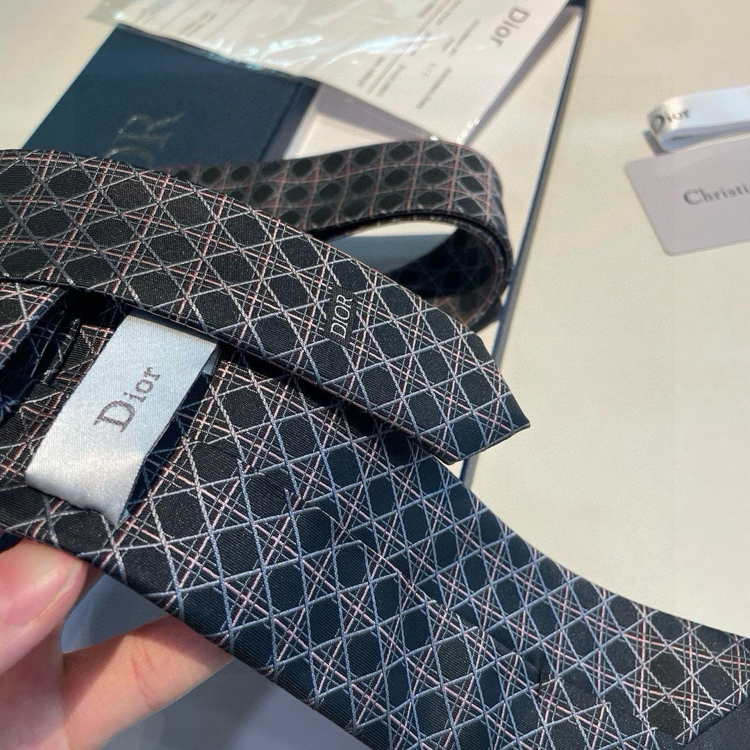 Dior Men's Silk Cannage Tie