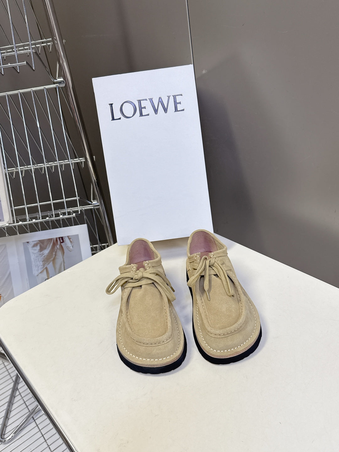 Loewe Suede Two-Way Loafers – 2025FW