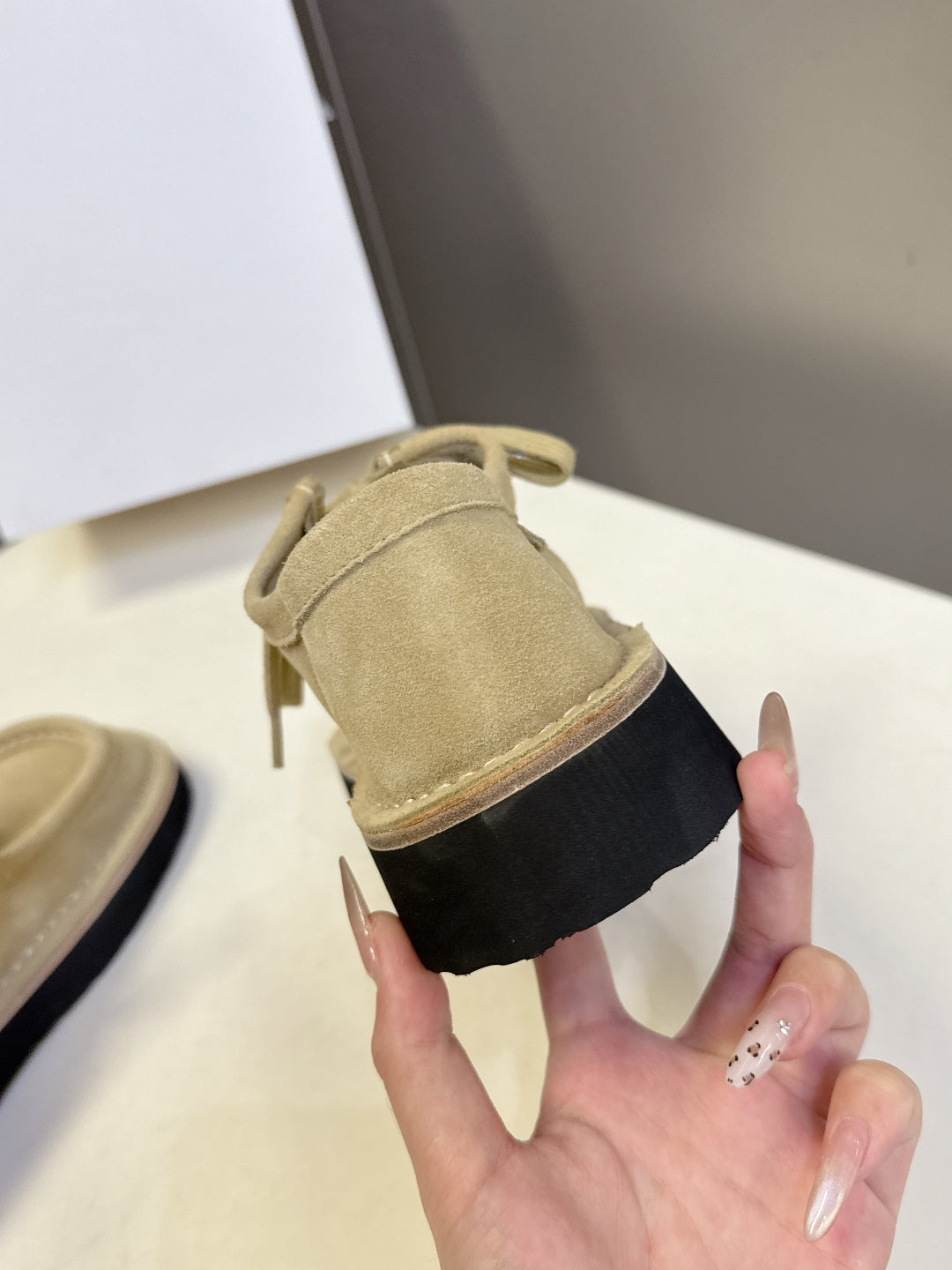 Loewe Suede Two-Way Loafers – 2025FW