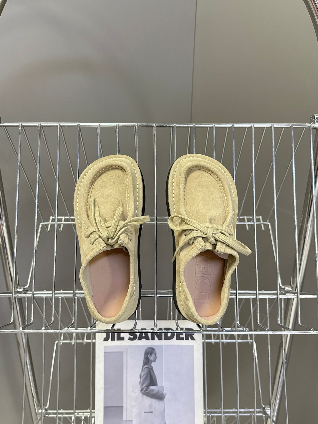 Loewe Suede Two-Way Loafers – 2025FW