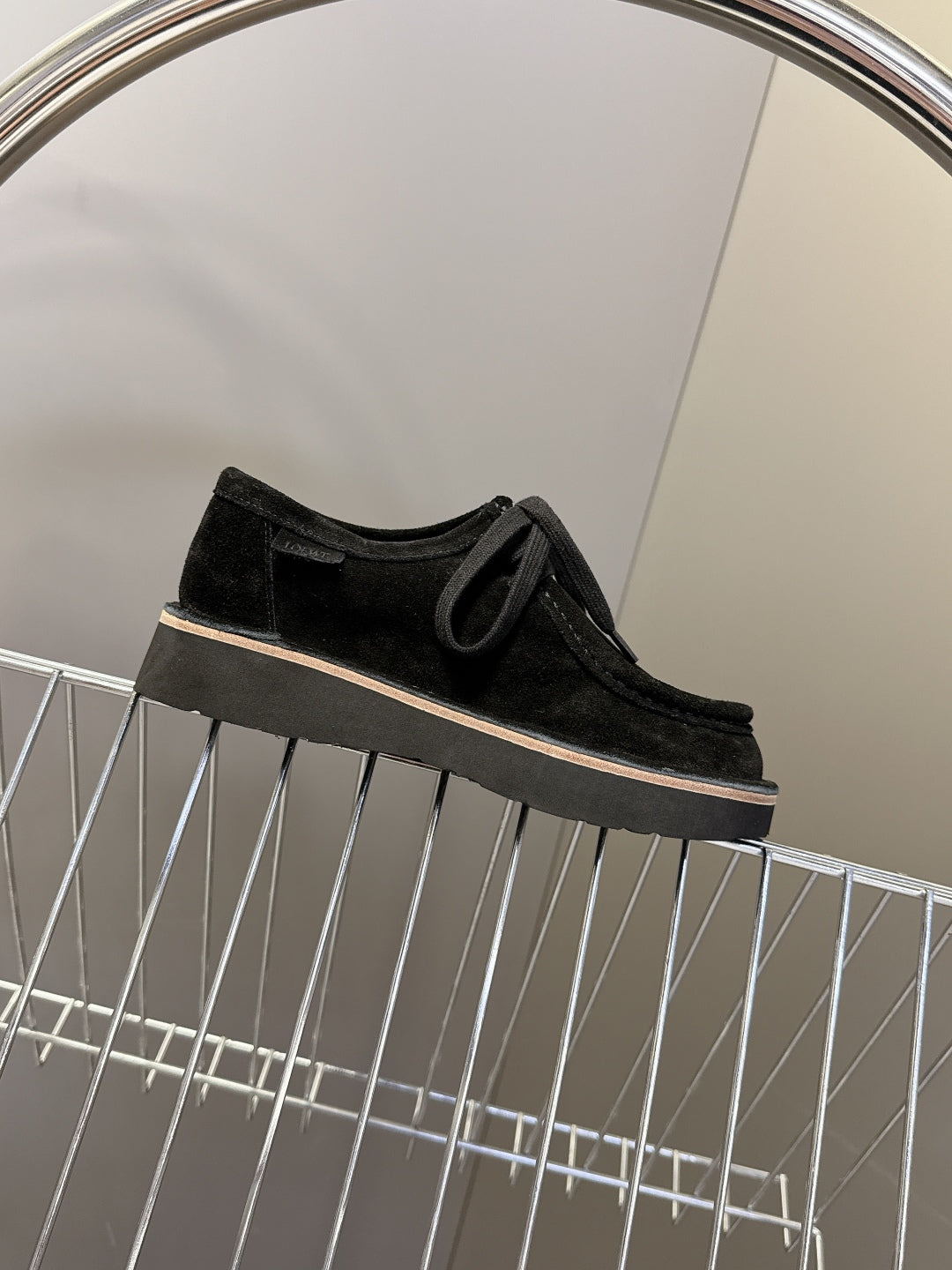 Loewe Suede Two-Way Loafers – 2025FW