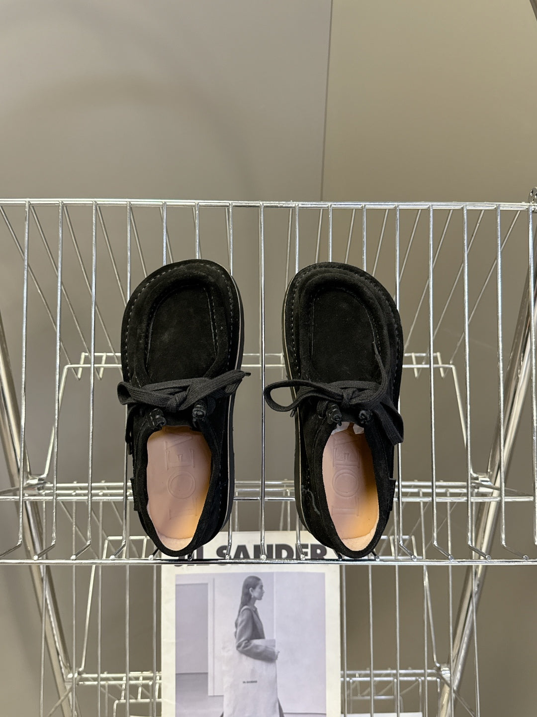 Loewe Suede Two-Way Loafers – 2025FW