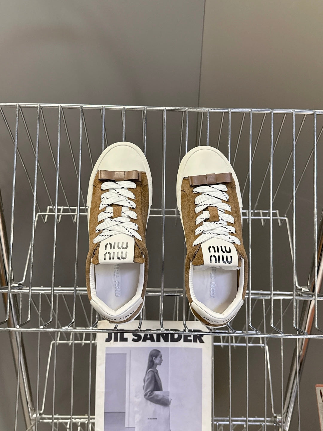 Miu Miu Distressed Retro Sneakers – Autumn/Winter Collection