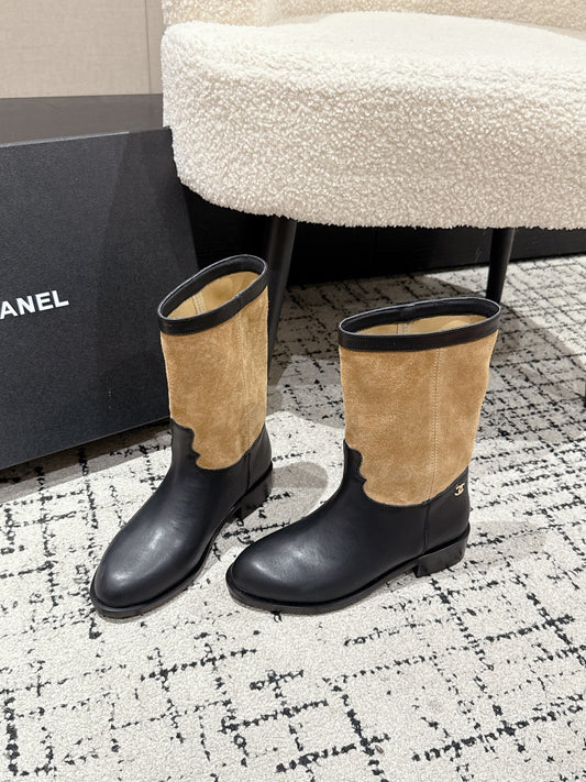 Chanel 25SS Runway Ankle Boots – Autumn/Winter Collection