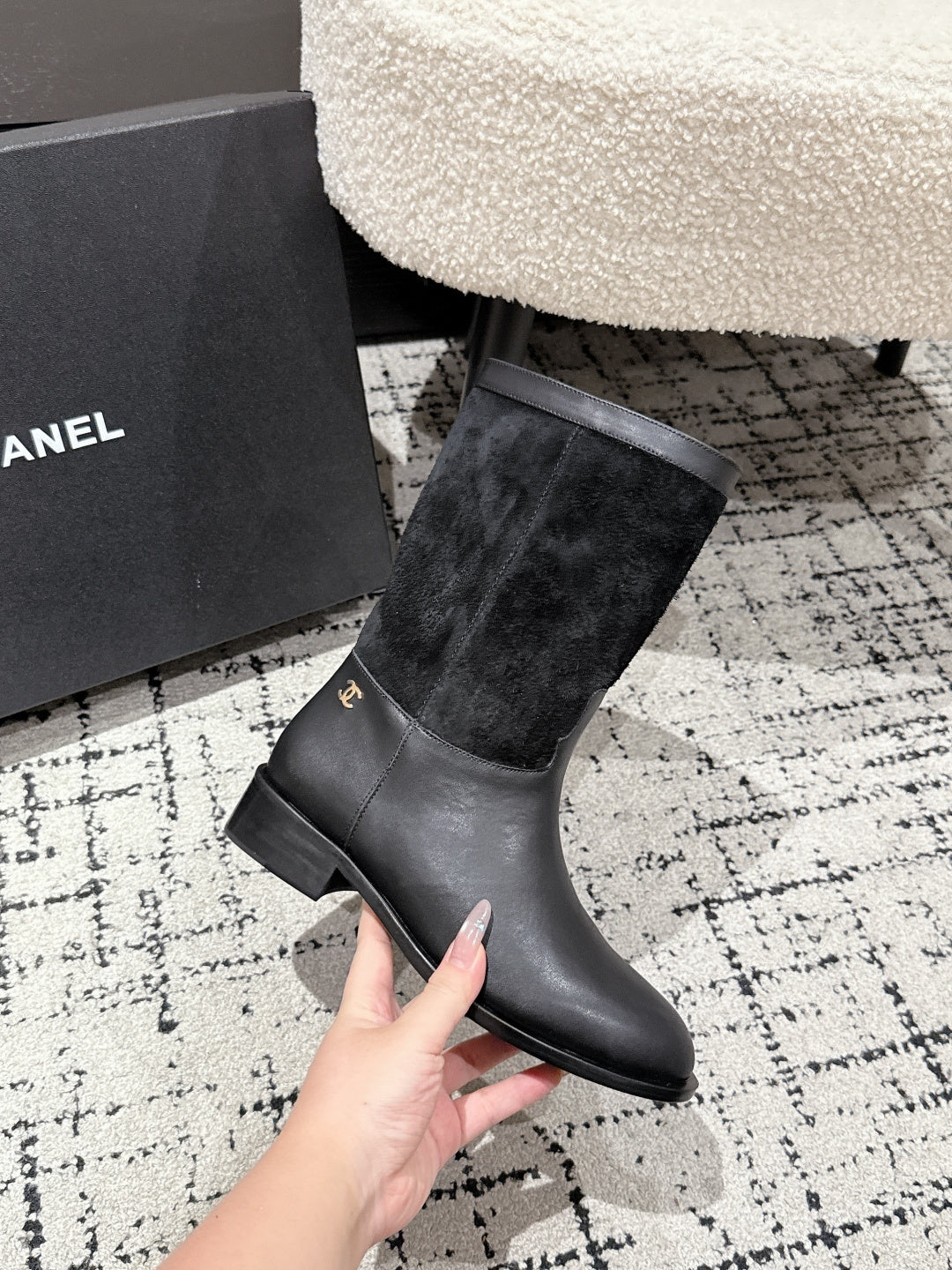 Chanel 25SS Runway Ankle Boots – Autumn/Winter Collection