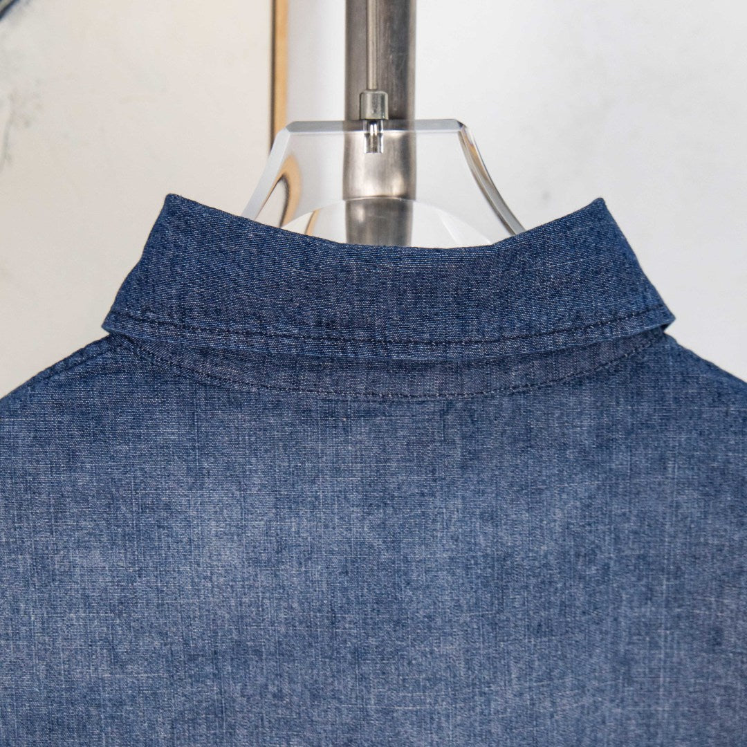 Loewe Double-Sided Denim Embroidered Shirt