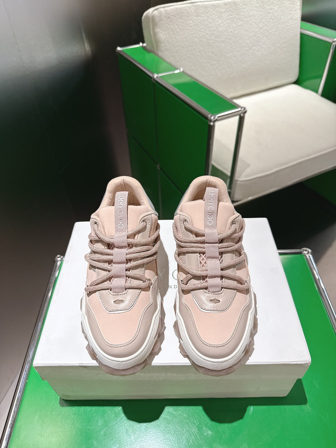 Jimmy Choo Diamond X II /M Series Dad Sneakers – 2025 Spring/Summer Collection