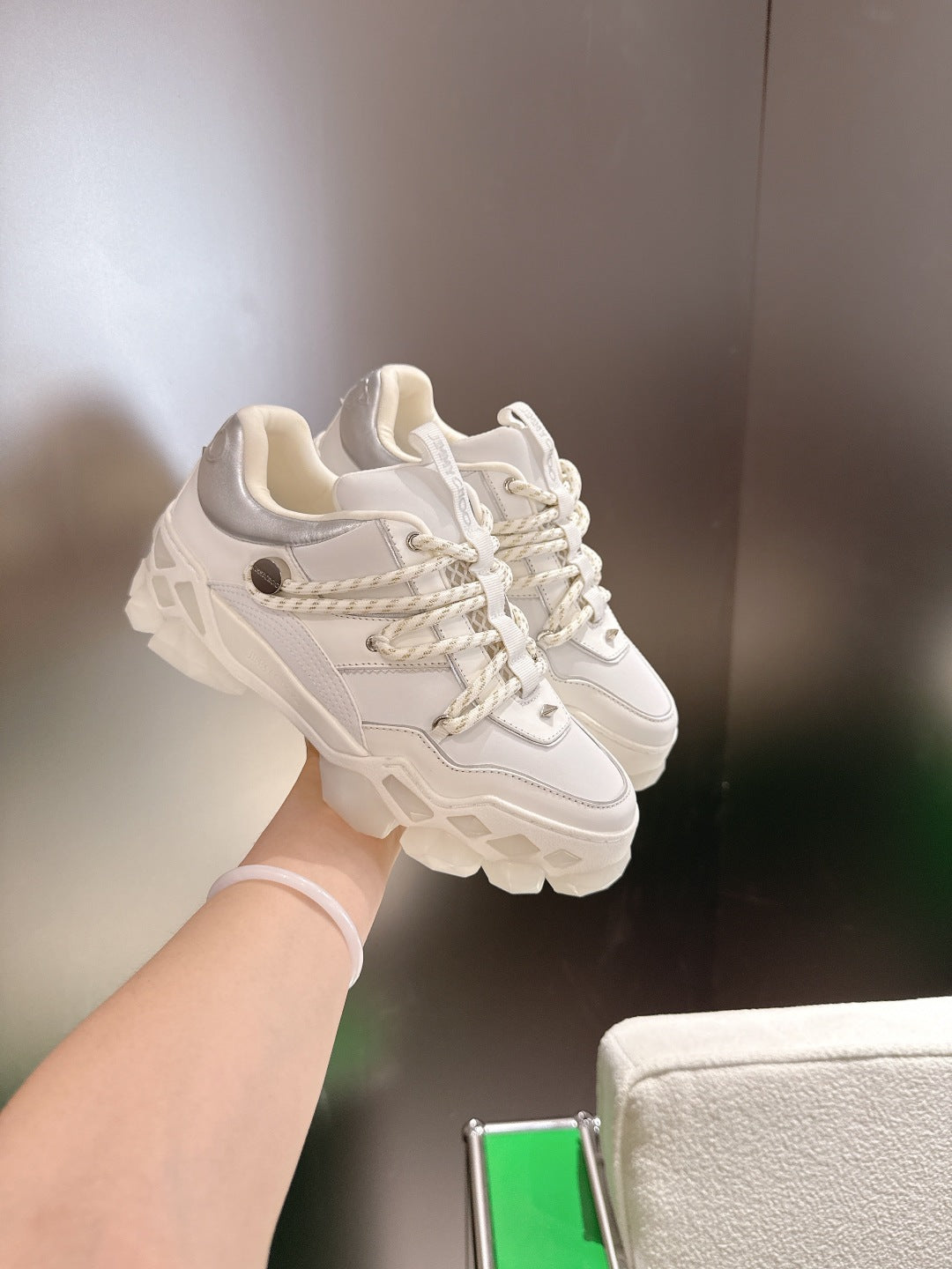 Jimmy Choo Diamond X II /M Series Dad Sneakers – 2025 Spring/Summer Collection