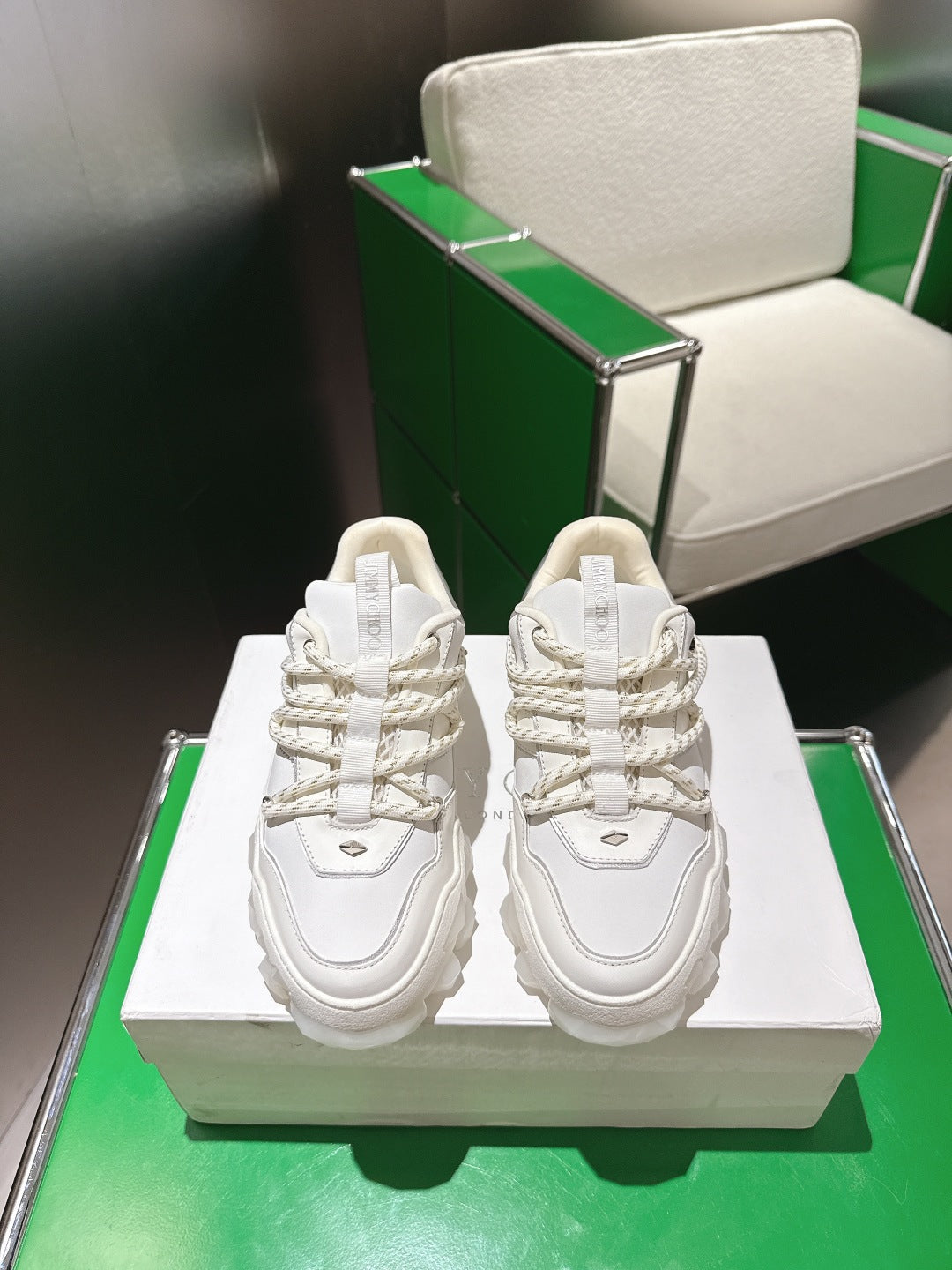 Jimmy Choo Diamond X II /M Series Dad Sneakers – 2025 Spring/Summer Collection