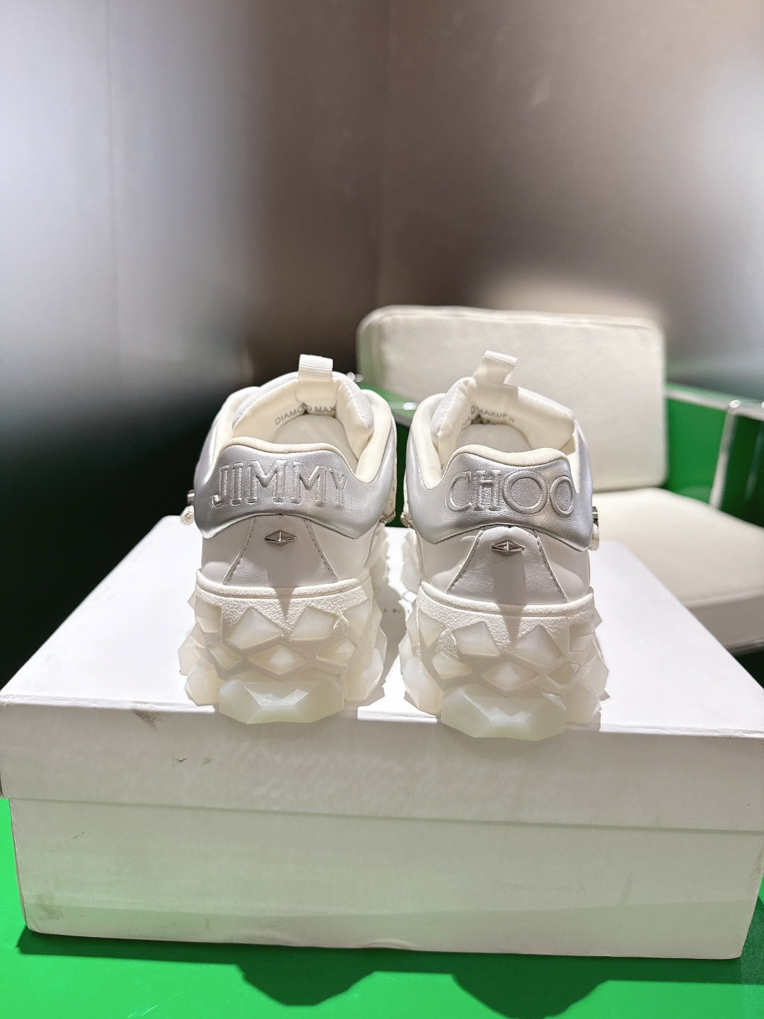 Jimmy Choo Diamond X II /M Series Dad Sneakers – 2025 Spring/Summer Collection