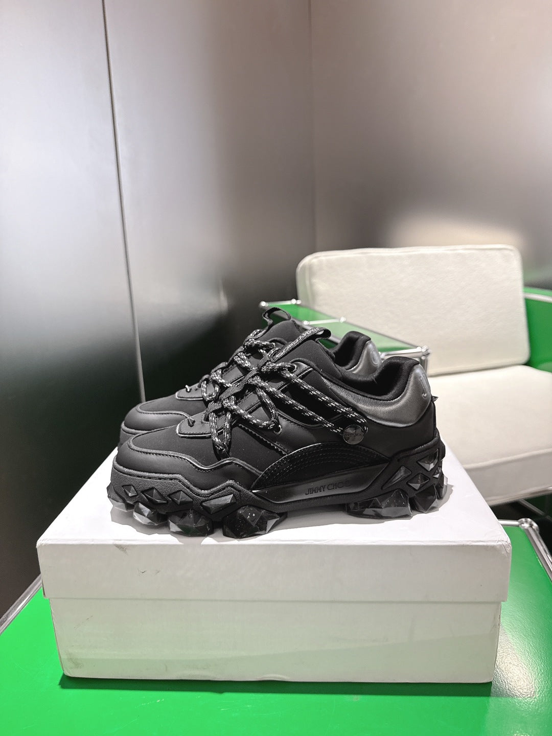 Jimmy Choo Diamond X II /M Series Dad Sneakers – 2025 Spring/Summer Collection