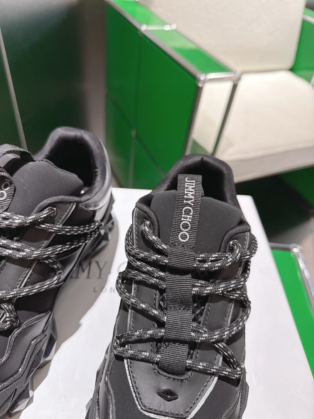 Jimmy Choo Diamond X II /M Series Dad Sneakers – 2025 Spring/Summer Collection