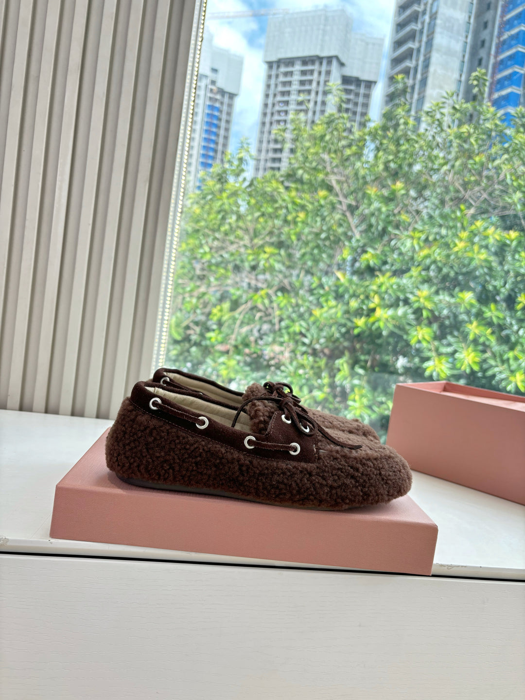 Miu Miu Horsehair Fluffy Mules – 2025SS