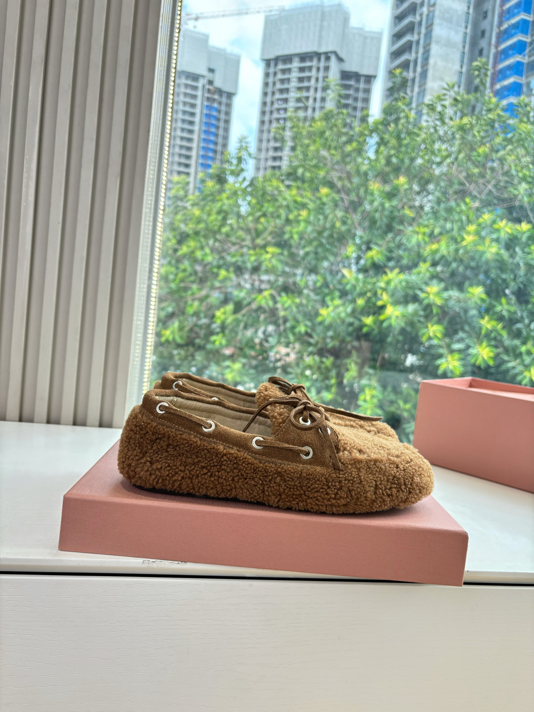 Miu Miu Horsehair Fluffy Mules – 2025SS