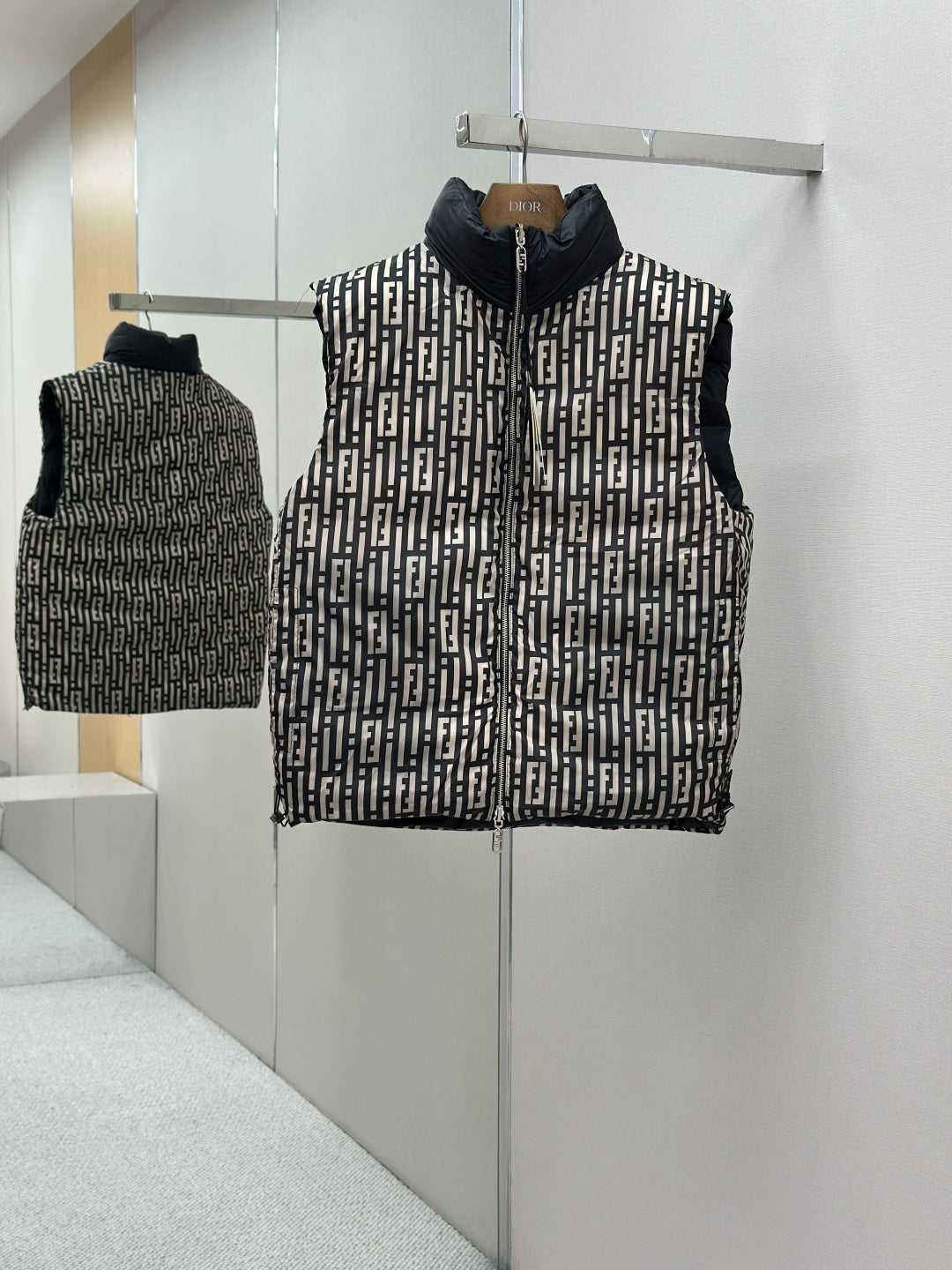 Fendi Reversible Down Puffer Vest – Stefano Pilati Series