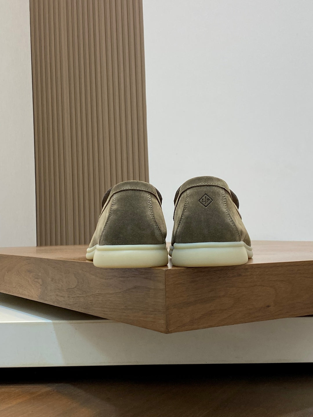 Loro Piana Suede Leather Slip-On Loafers