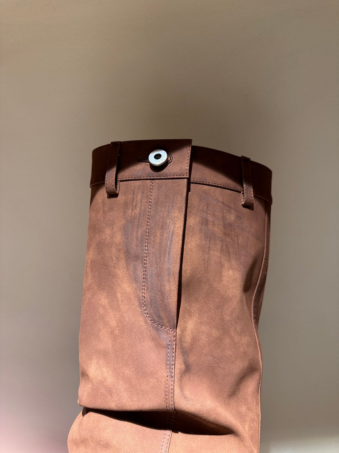 Loewe Classic Pleated Trouser Knee-High Boots