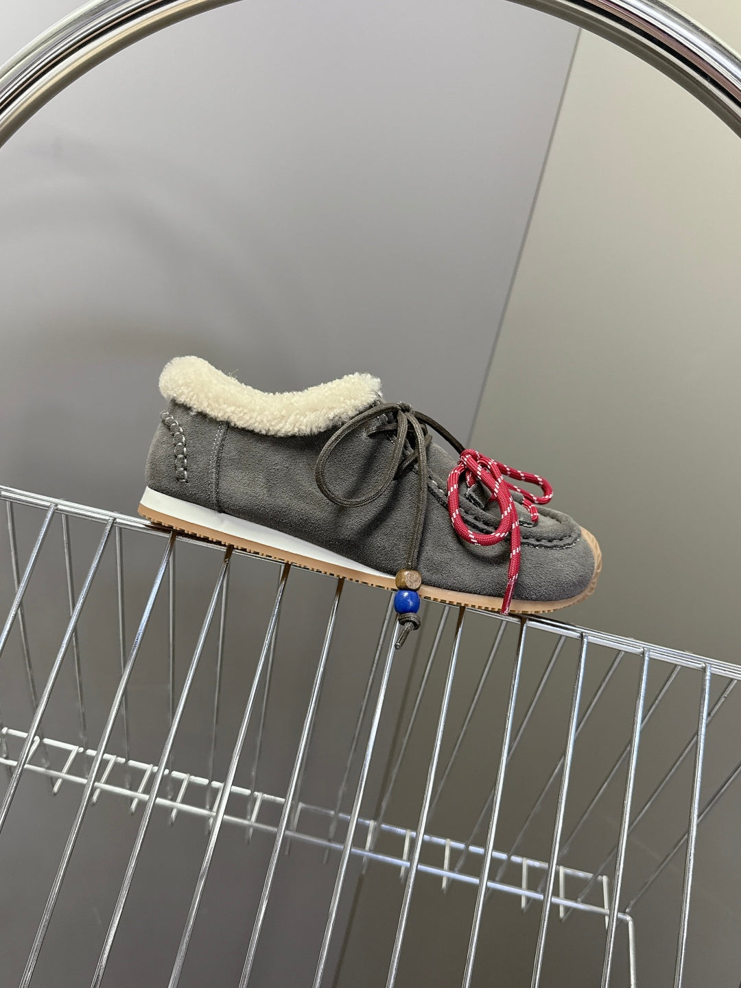 Loewe Autumn/Winter Fur-Lined German Training Sneakers