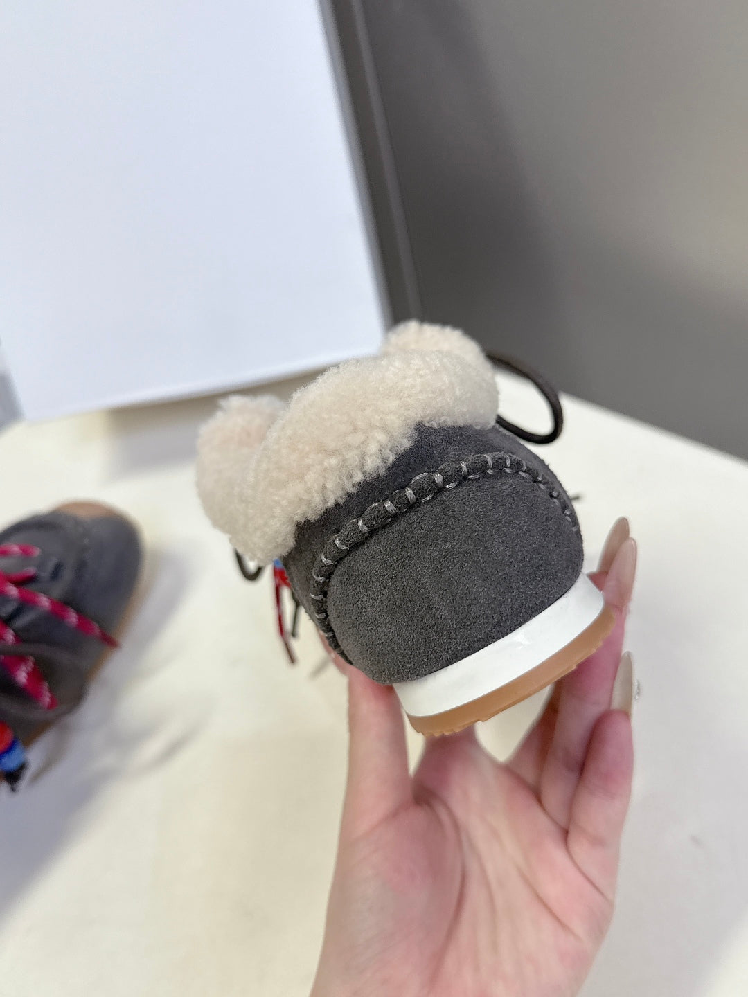 Loewe Autumn/Winter Fur-Lined German Training Sneakers