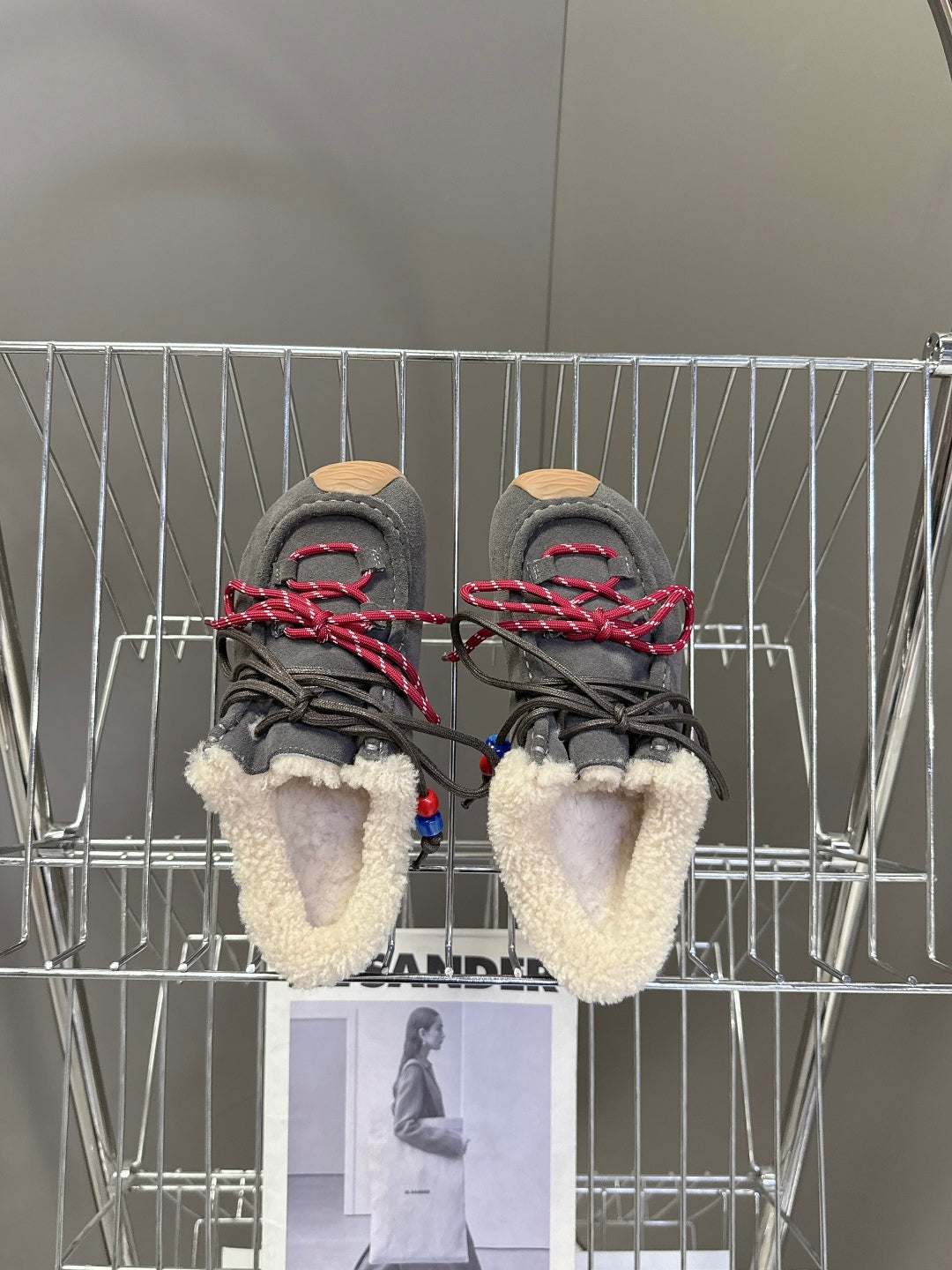 Loewe Autumn/Winter Fur-Lined German Training Sneakers