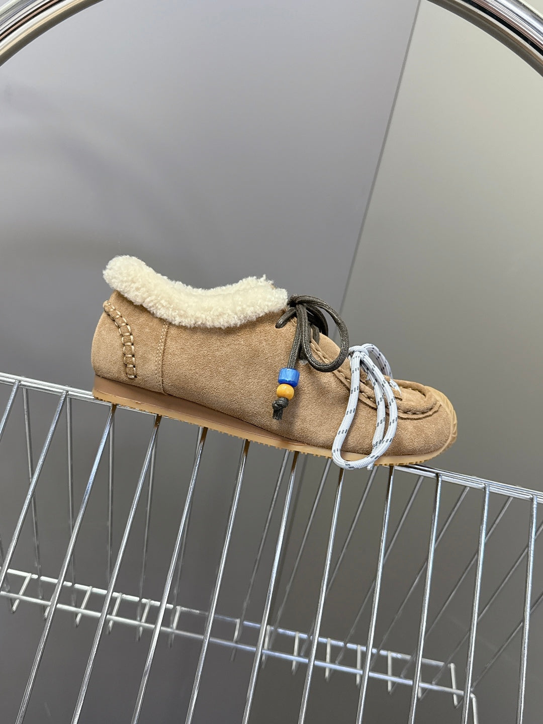 Loewe Autumn/Winter Fur-Lined German Training Sneakers