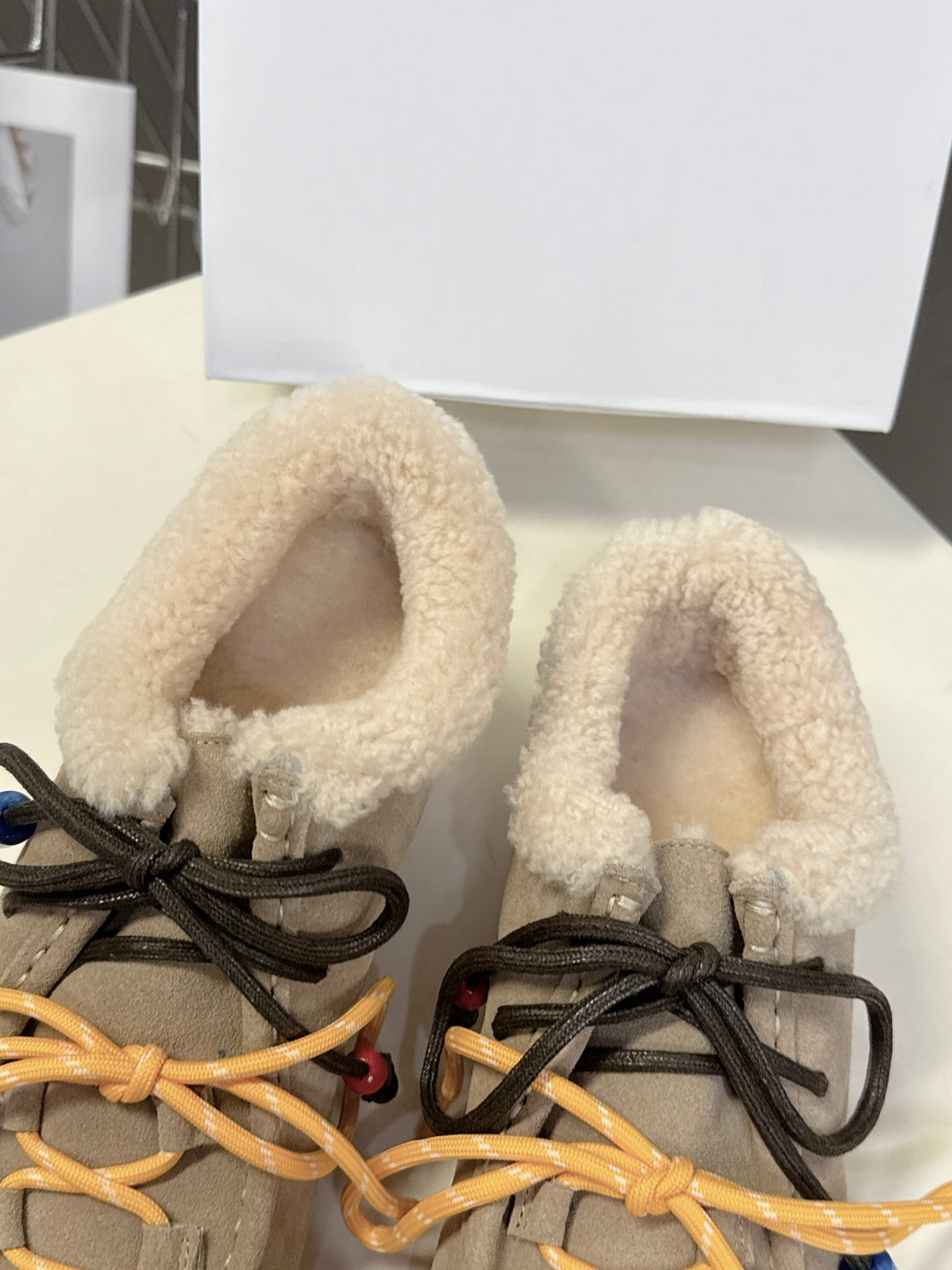 Loewe Autumn/Winter Fur-Lined German Training Sneakers