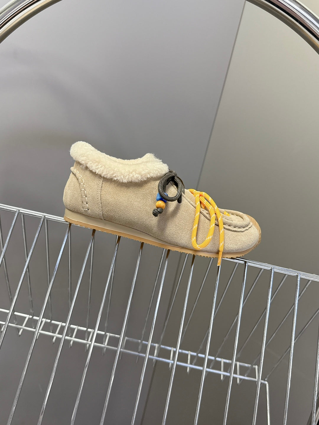 Loewe Autumn/Winter Fur-Lined German Training Sneakers