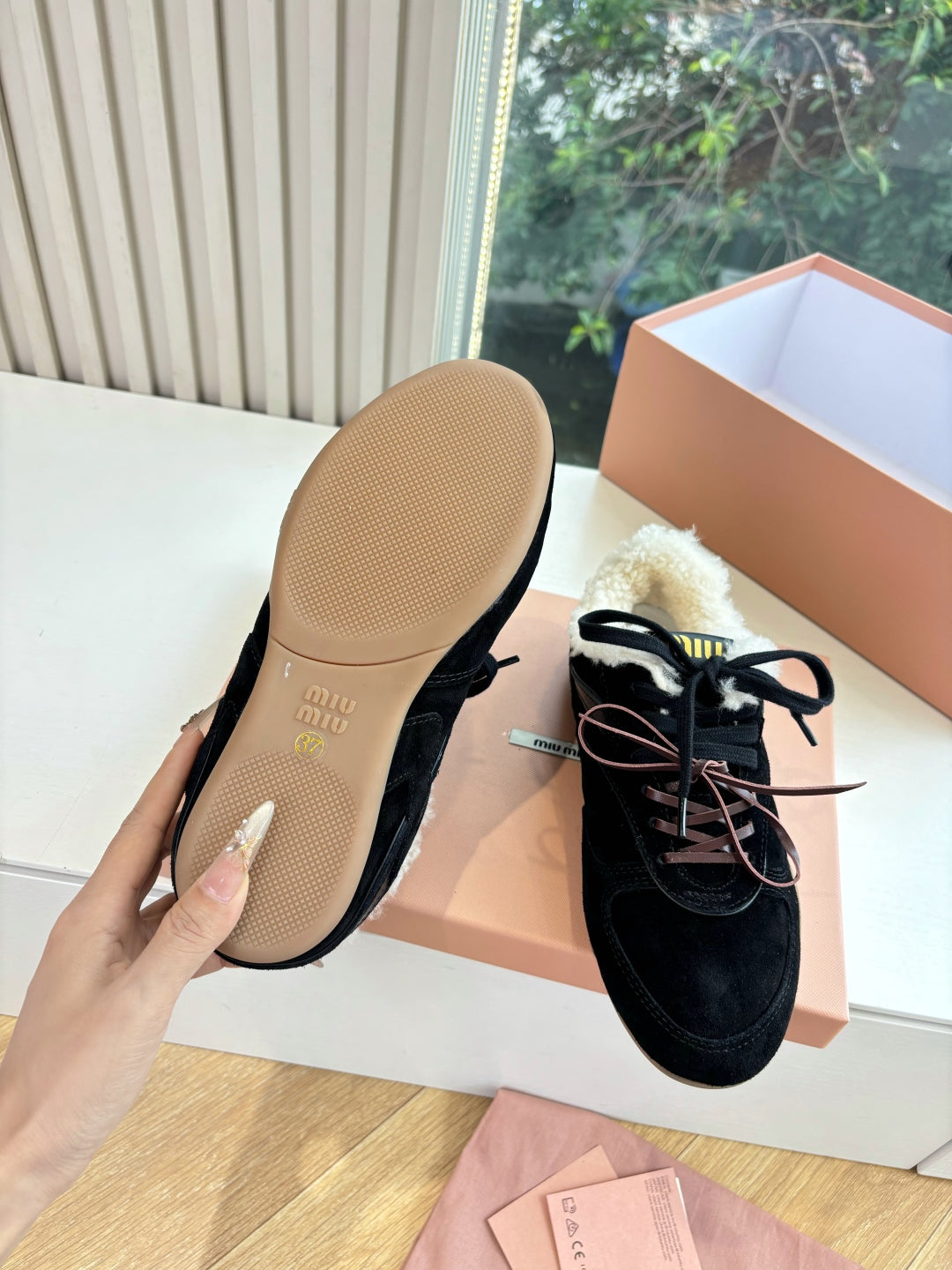 Miu Miu x New Balance 530 Collaboration Sneakers