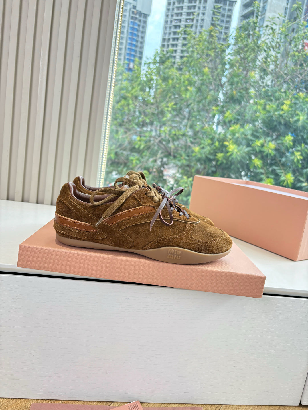 Miu Miu x New Balance 530 Collaboration Sneakers