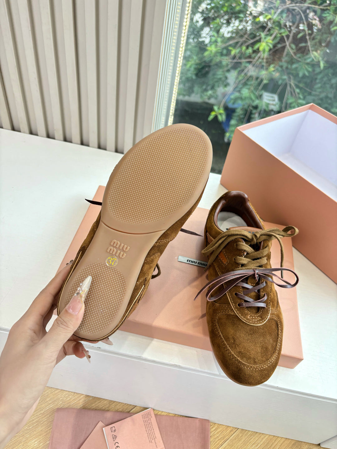 Miu Miu x New Balance 530 Collaboration Sneakers