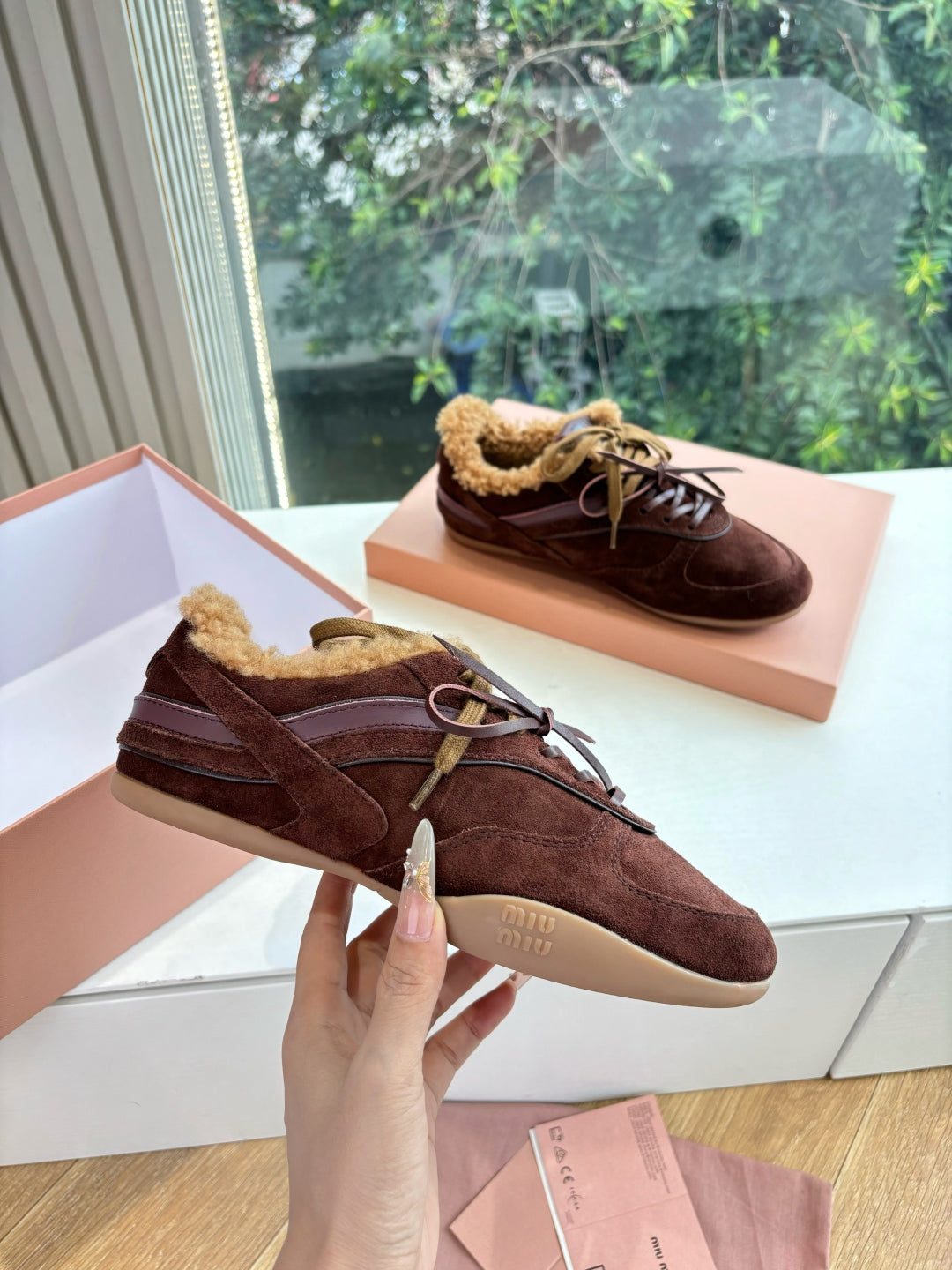 Miu Miu x New Balance 530 Collaboration Sneakers