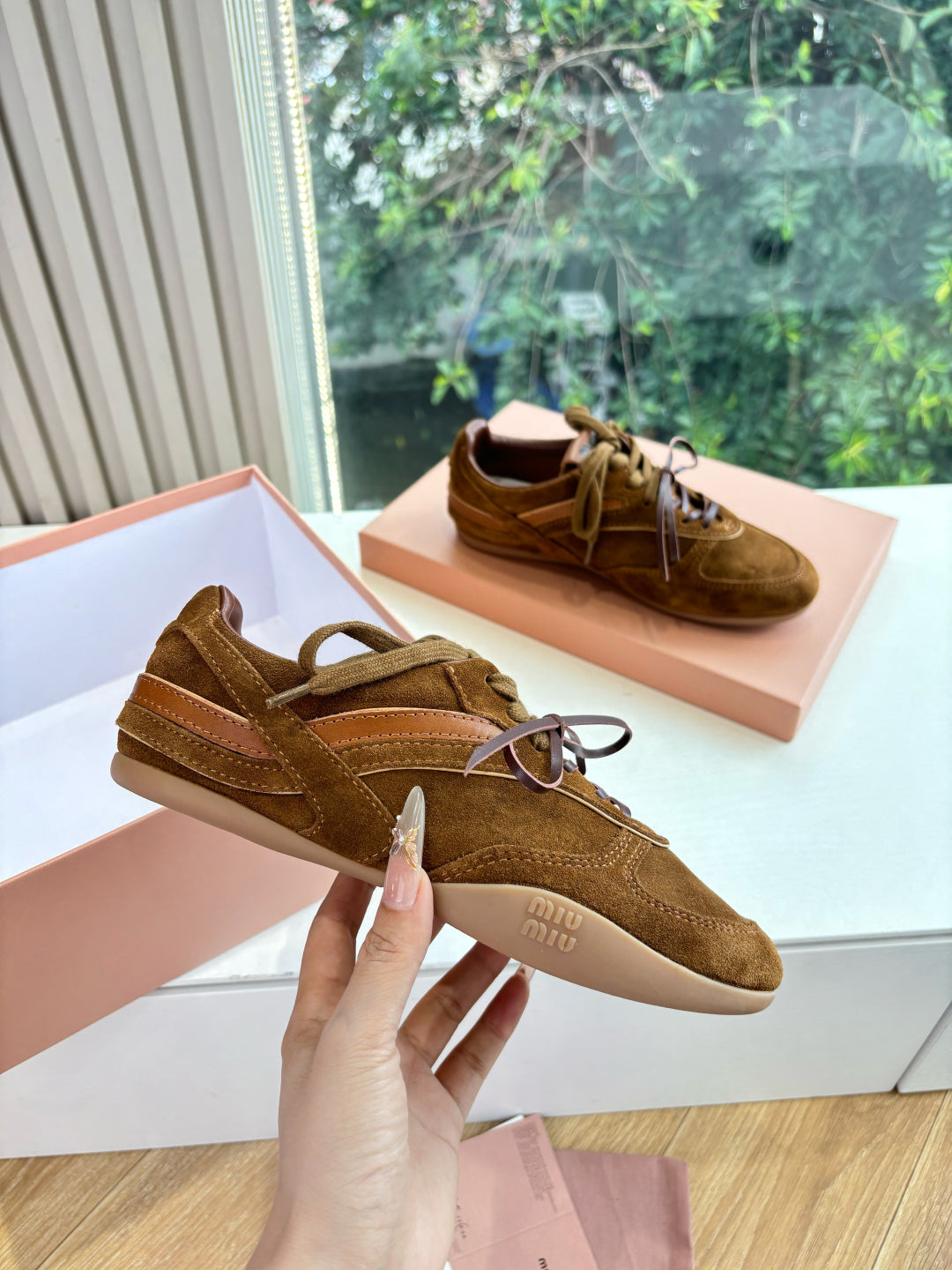 Miu Miu x New Balance 530 Collaboration Sneakers