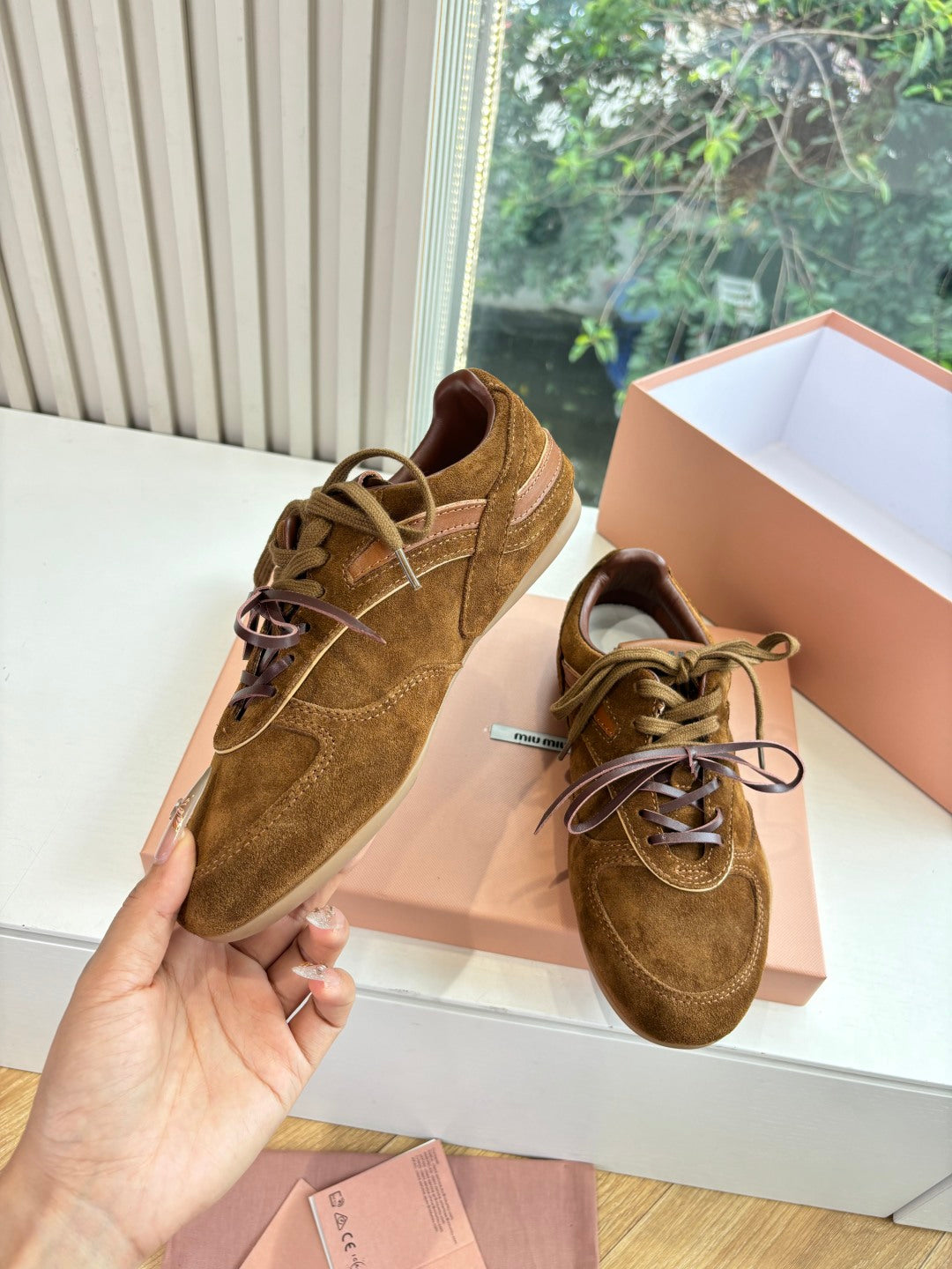 Miu Miu x New Balance 530 Collaboration Sneakers