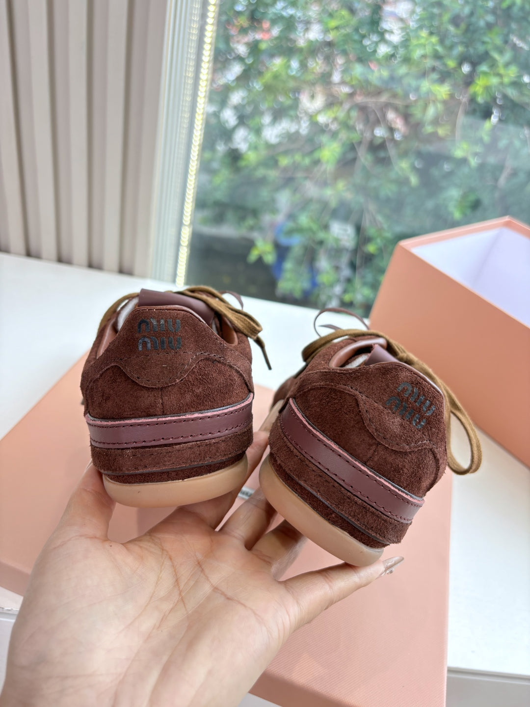 Miu Miu x New Balance 530 Suede Sneakers