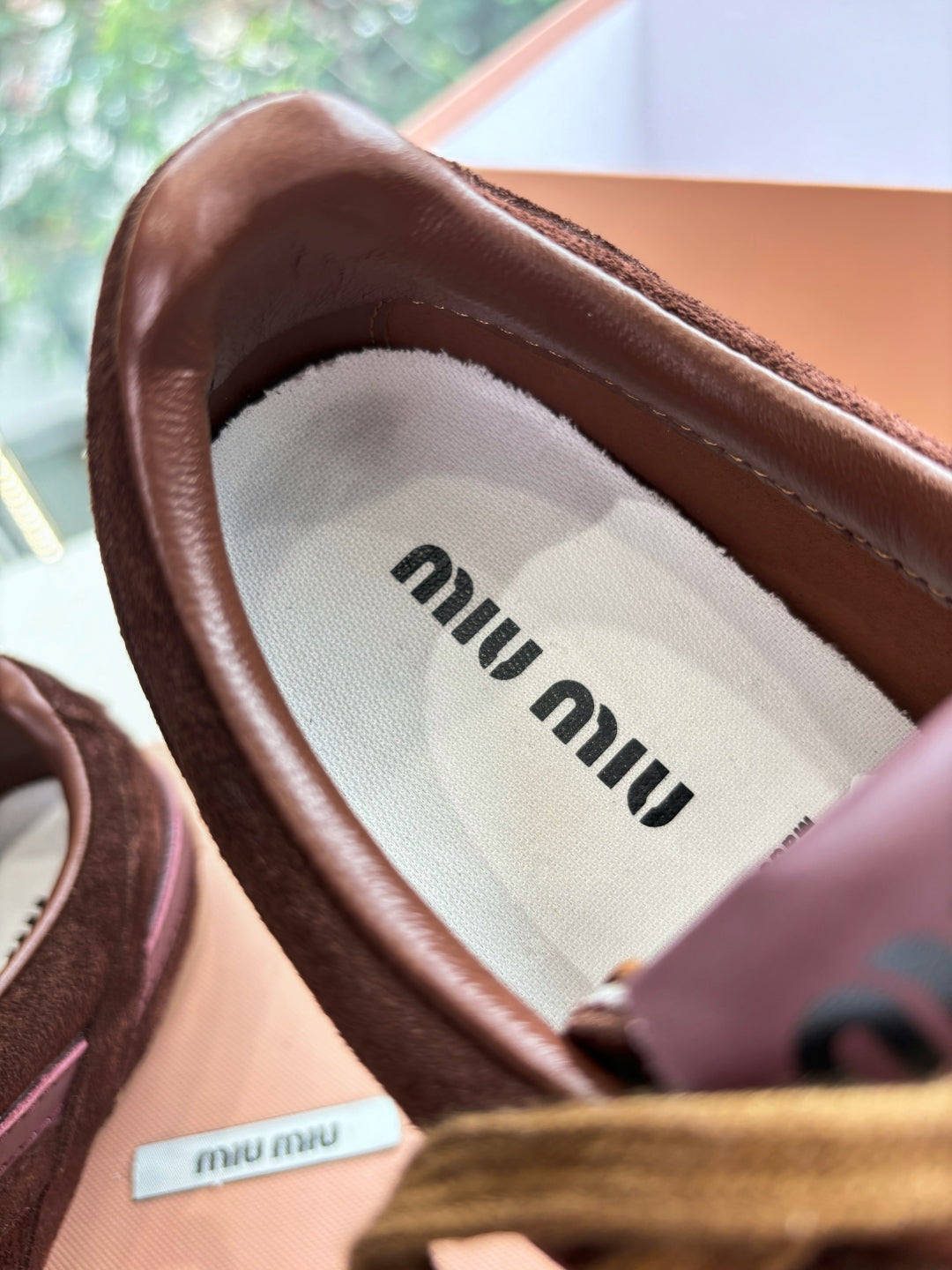 Miu Miu x New Balance 530 Suede Sneakers