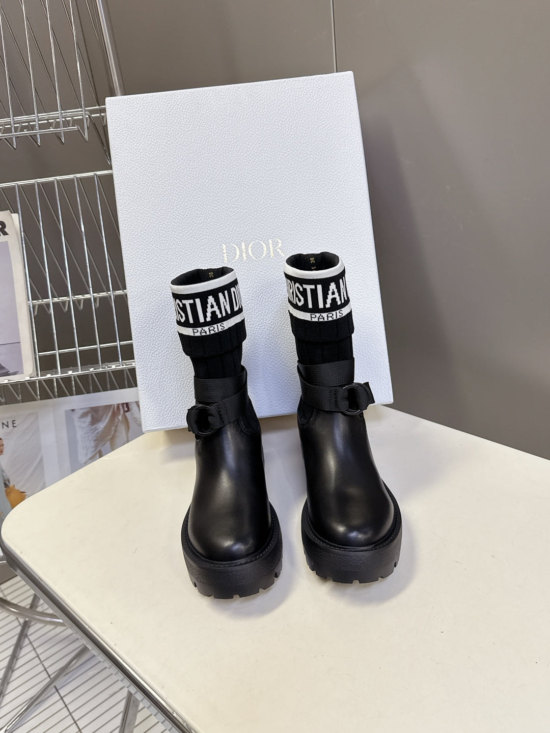 Dior Autumn/Winter Knight Knee-High Boots