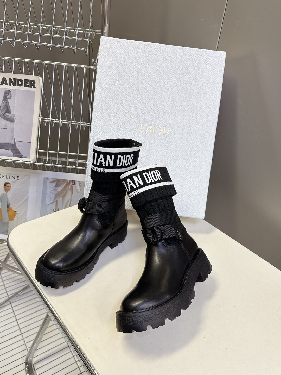 Dior Autumn/Winter Knight Knee-High Boots