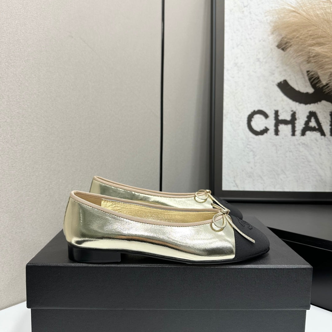 Chanel Classic Two-Tone Slingback Shoes