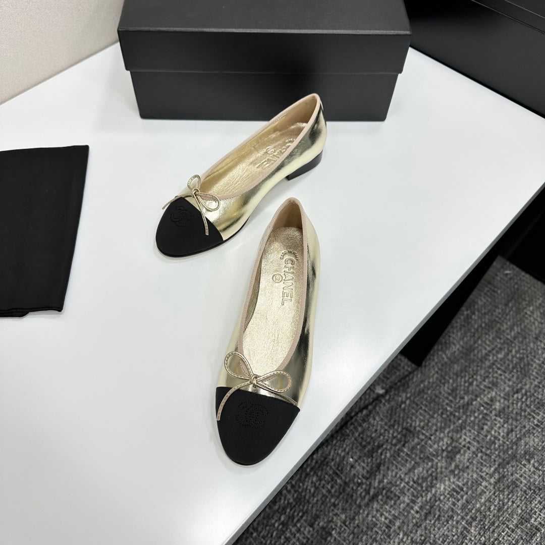 Chanel Classic Two-Tone Slingback Shoes