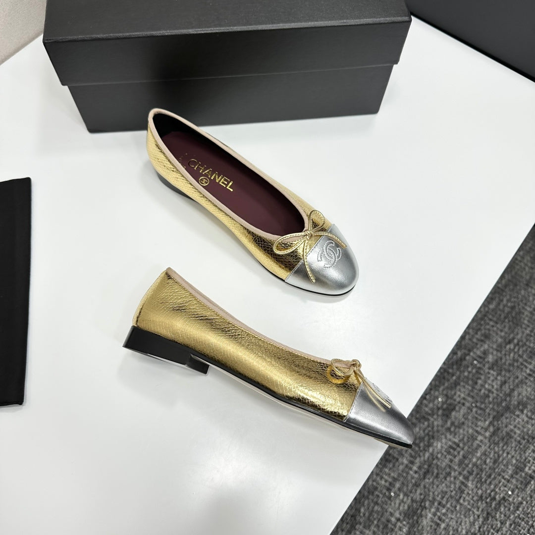 Chanel Classic Two-Tone Slingback Shoes
