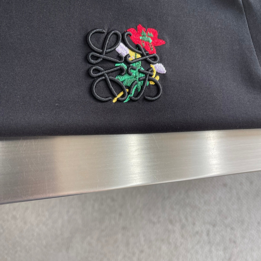 Loewe Embroidered Cotton T-Shirt