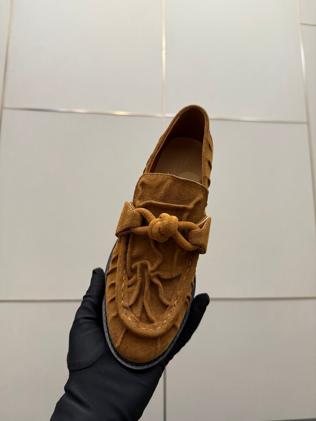 Bottega Veneta Astaire Suede Loafers