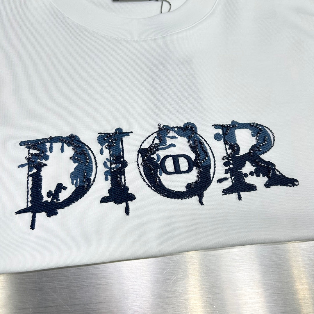Dior 3D Logo High-Count Cotton T-Shirt – 2026SS