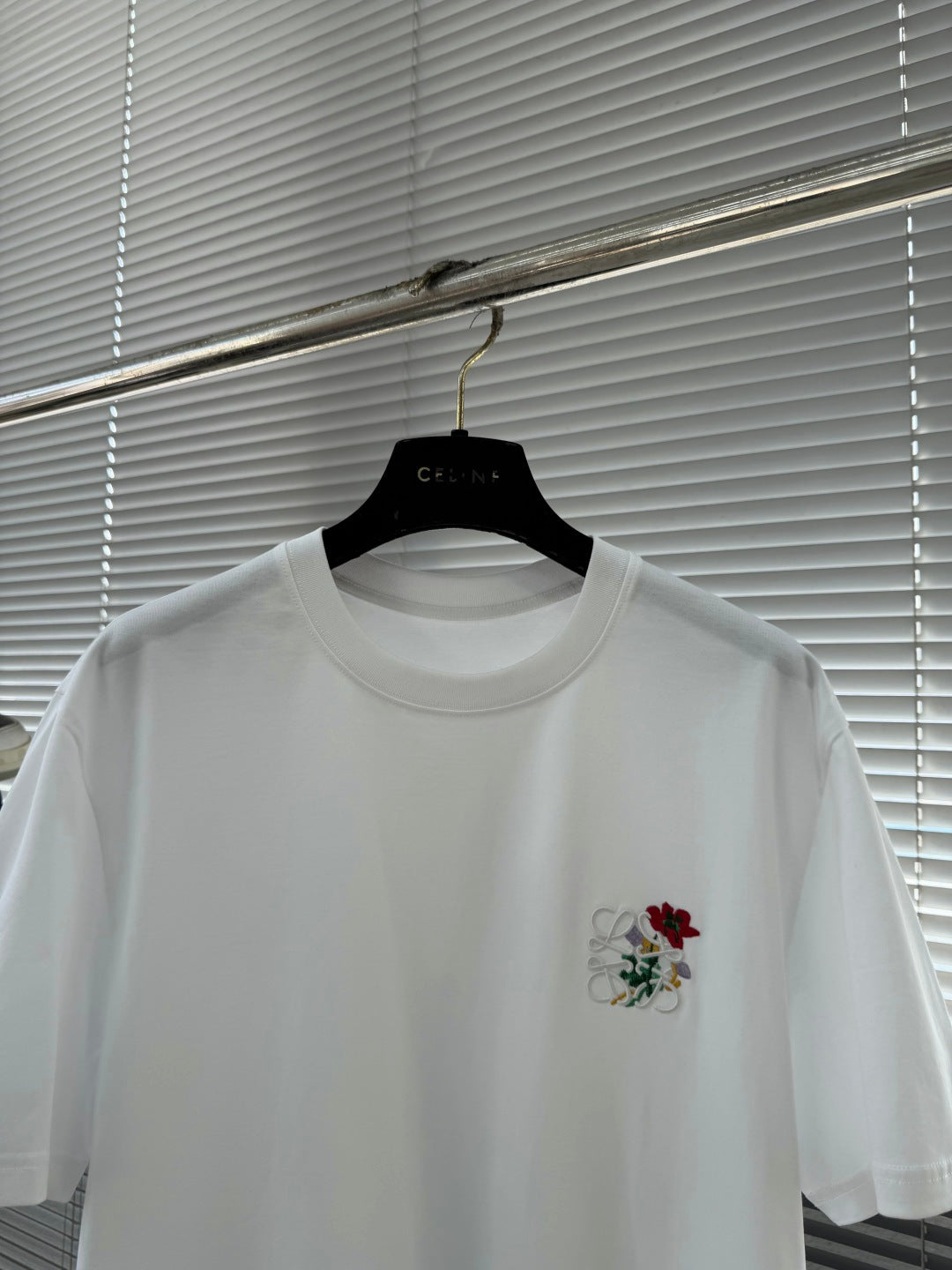Loewe Embroidered Cotton T-Shirt