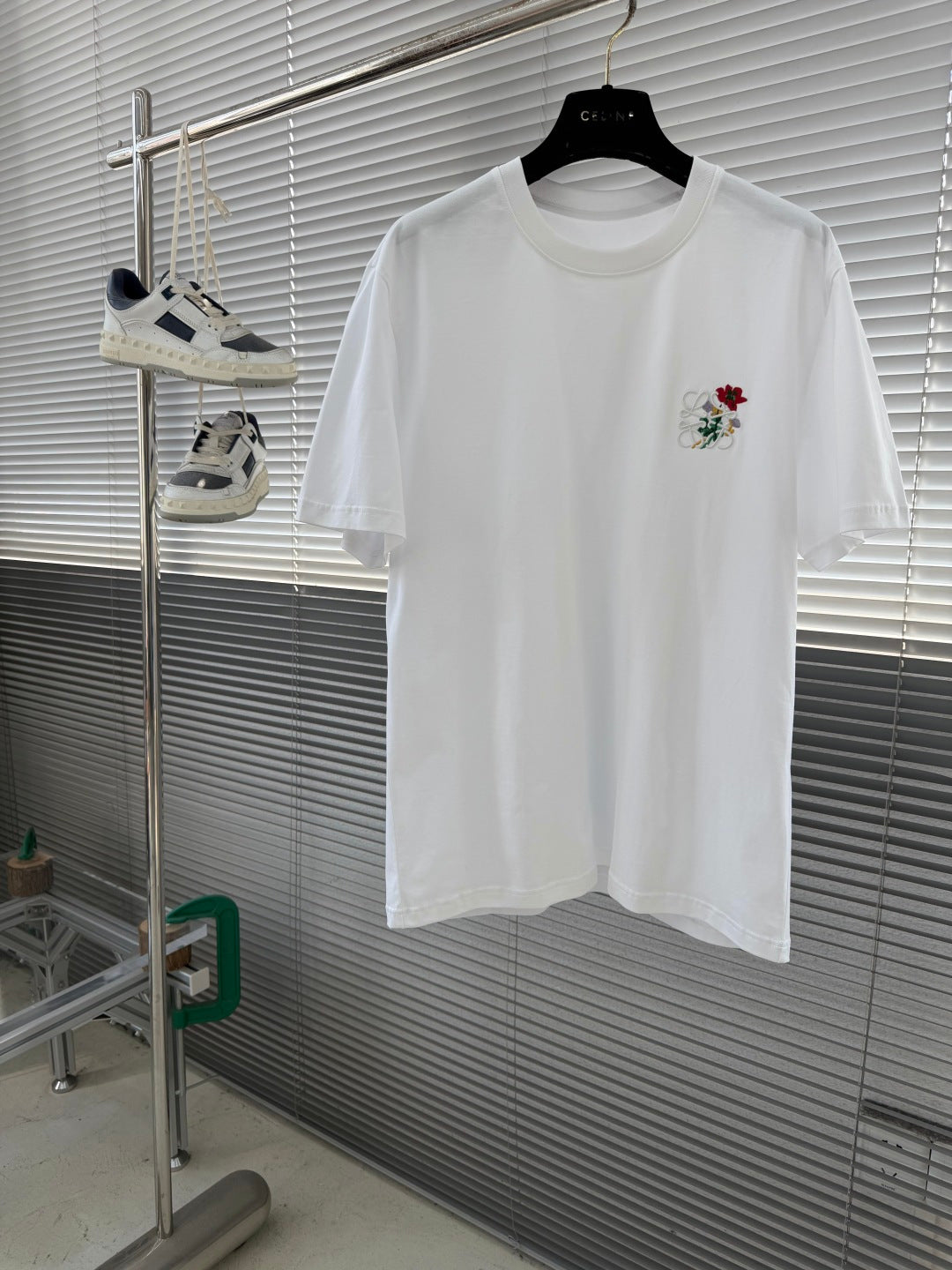 Loewe Embroidered Cotton T-Shirt