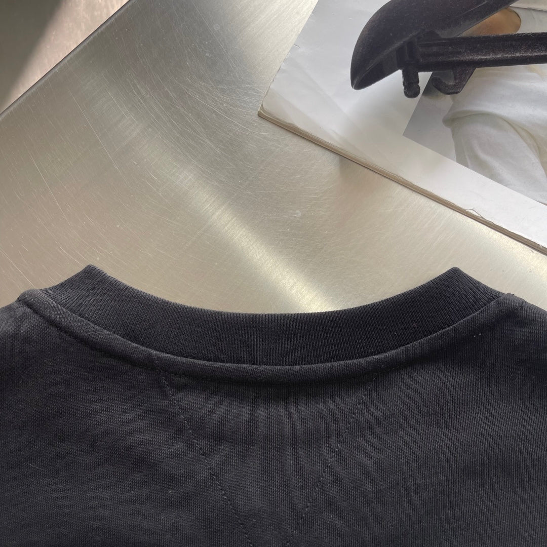 Bottega Veneta Woven Leather Pocket T-Shirt