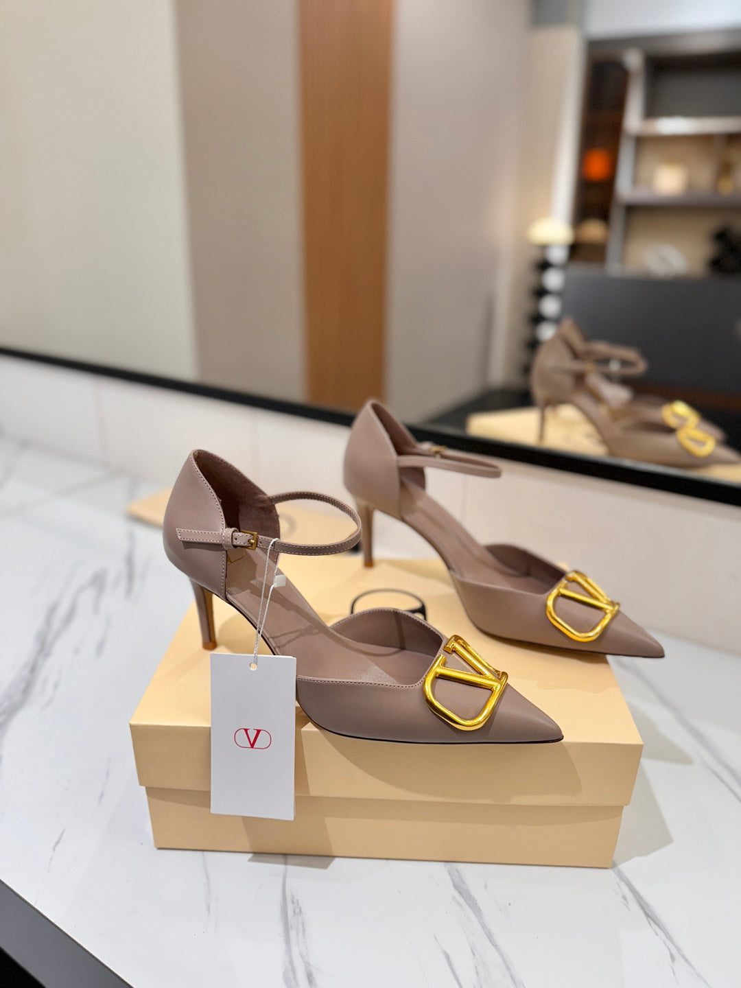 Valentino Garavani VLogo Signature Slingback Sandals