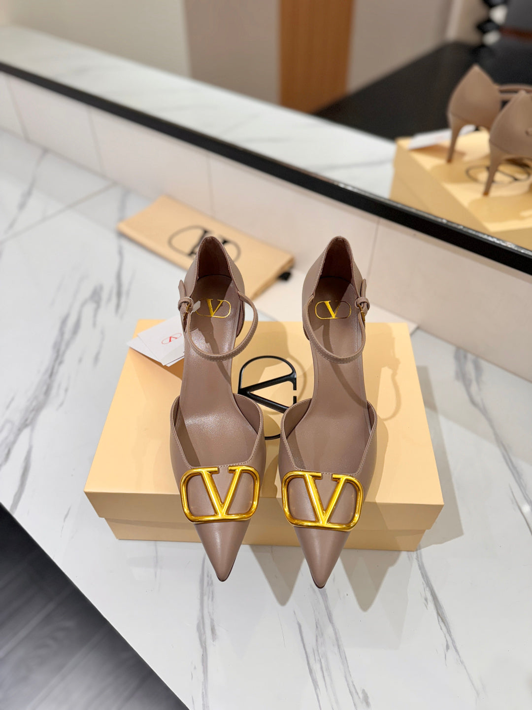 Valentino Garavani VLogo Signature Slingback Sandals